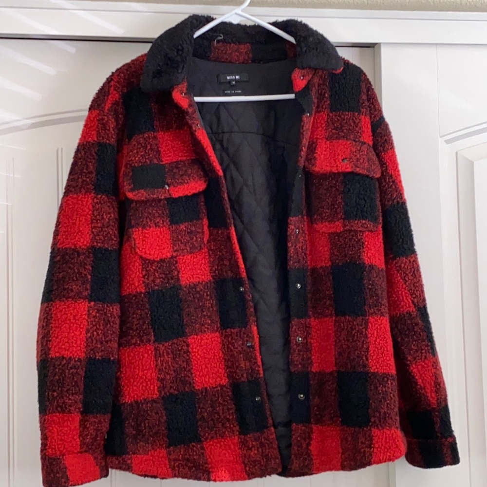 Miss me fluffy jacket